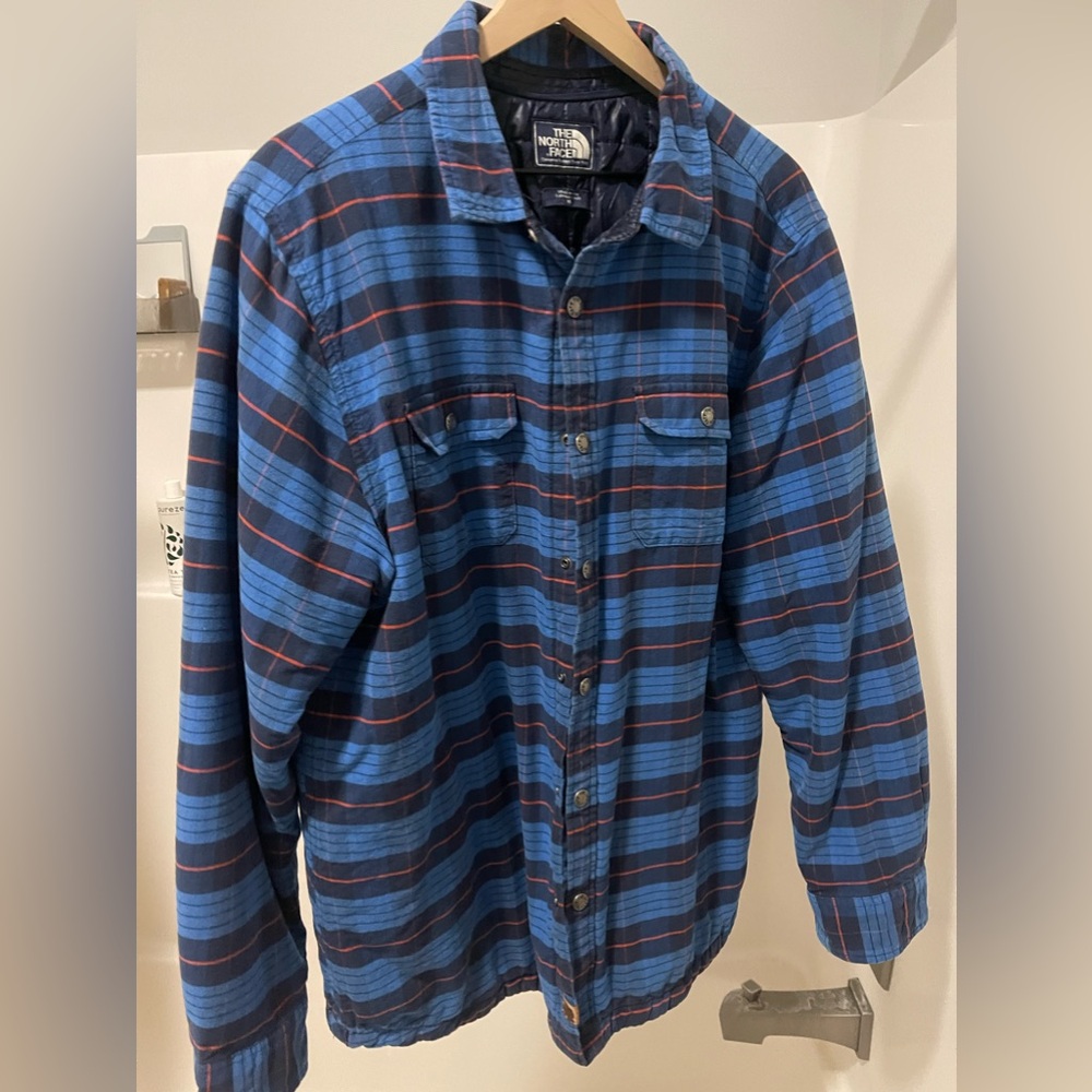 The North Face insulated flannel jacket